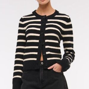 Abercrombie & Fitch striped cardigan